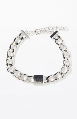 Silver Chain Link Bracelet image number 1