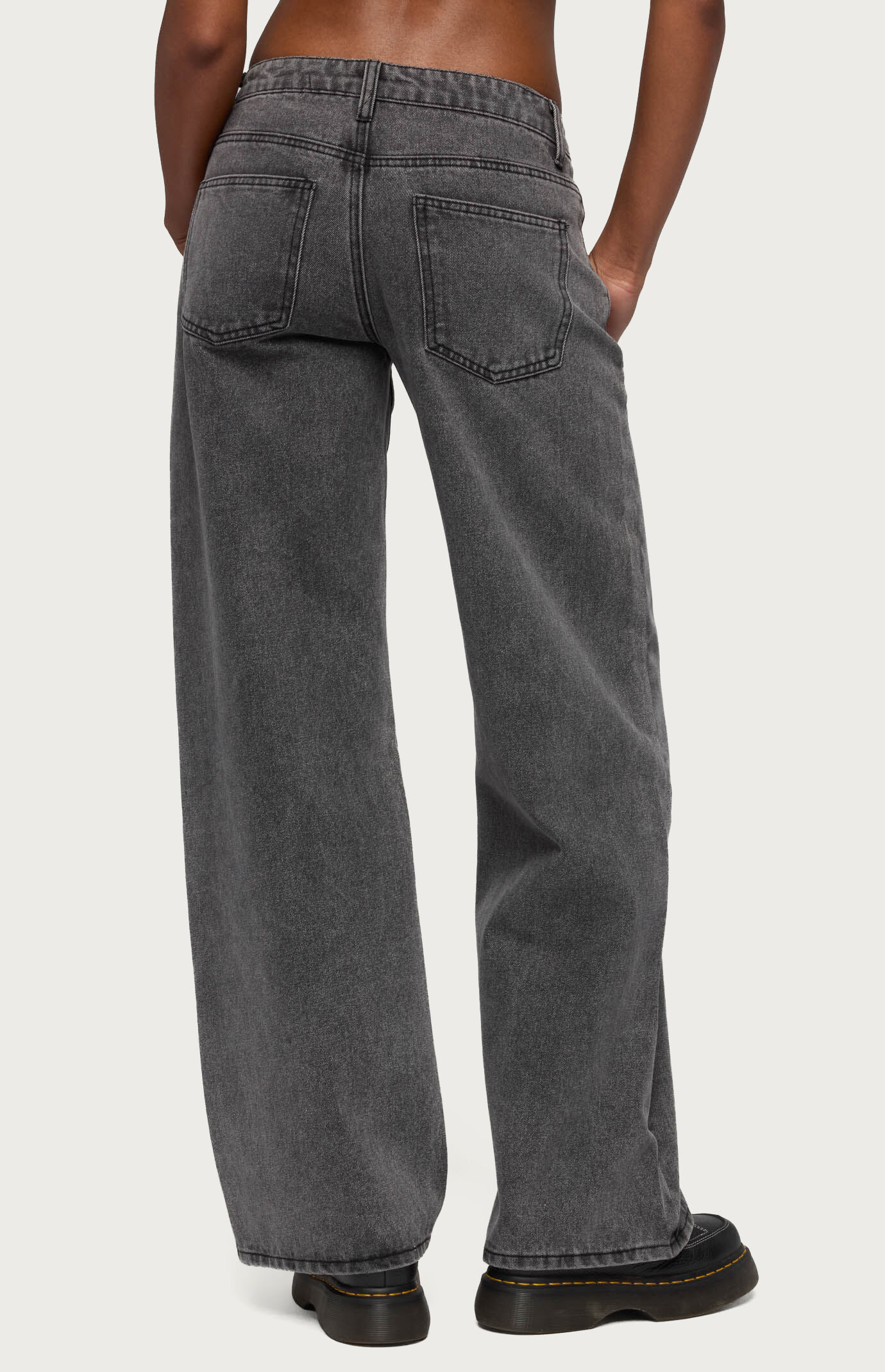 Edikted Tall Raelynn Washed Low Rise Baggy Jeans