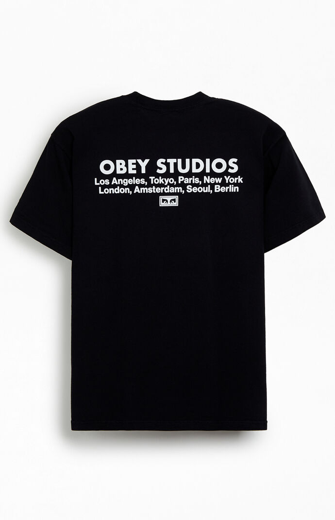 通販でクリスマス Obey Studios PacSun | T-Shirt Heavyweight Eye トップス