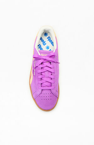 Women's Purple Club C Grounds UK Sneakers image number 5