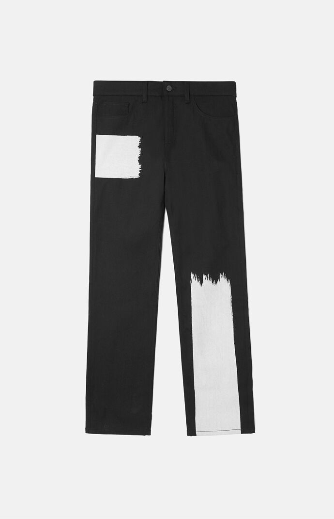 Bob Black Painted Denim Jeans