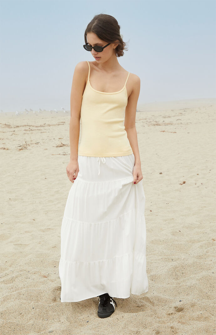 John Galt Yellow Skylar Tank Top | PacSun