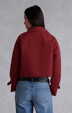 Cropped Trench Coat image number 4