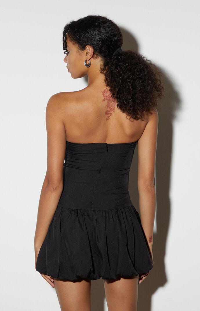 専用 新品♡jnhearts Shoulder Ribbon Dress LA Hearts Strapless Bow Front Mini Dress | PacSun