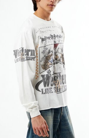 Western Cropped Long Sleeve T-Shirt image number 5