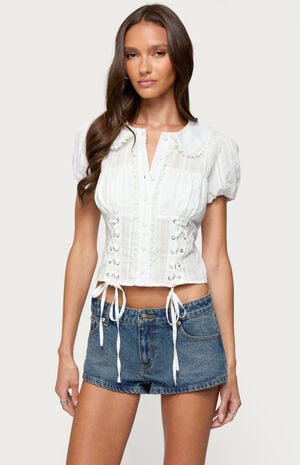 Valera Cotton Tailored Button Up Shirt image number 1