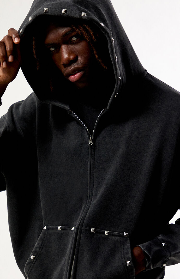 Pacsun Studded Full Zip Hoodie | Pacsun