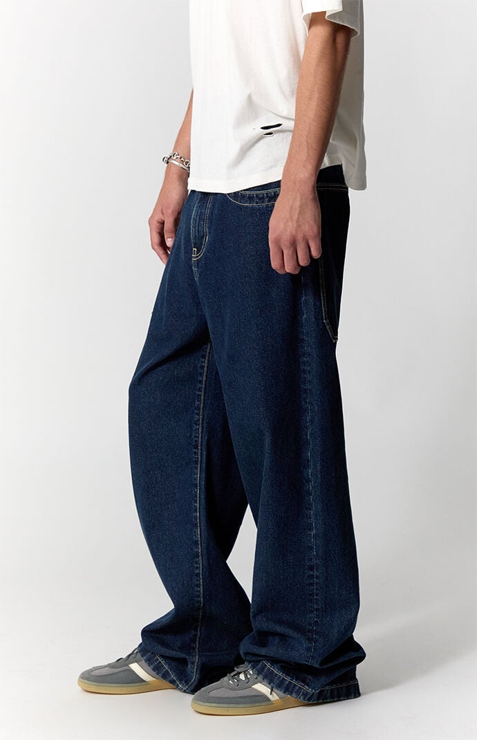 Pacsun Blake Extreme Baggy Jeans Dark Indigo