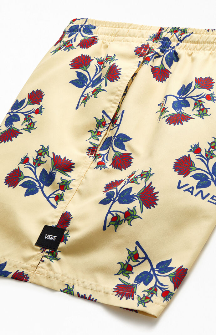 Recycled Floral Mixed 16" Swim Trunks