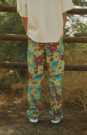 Eco Pleated Floral Trousers image number 4