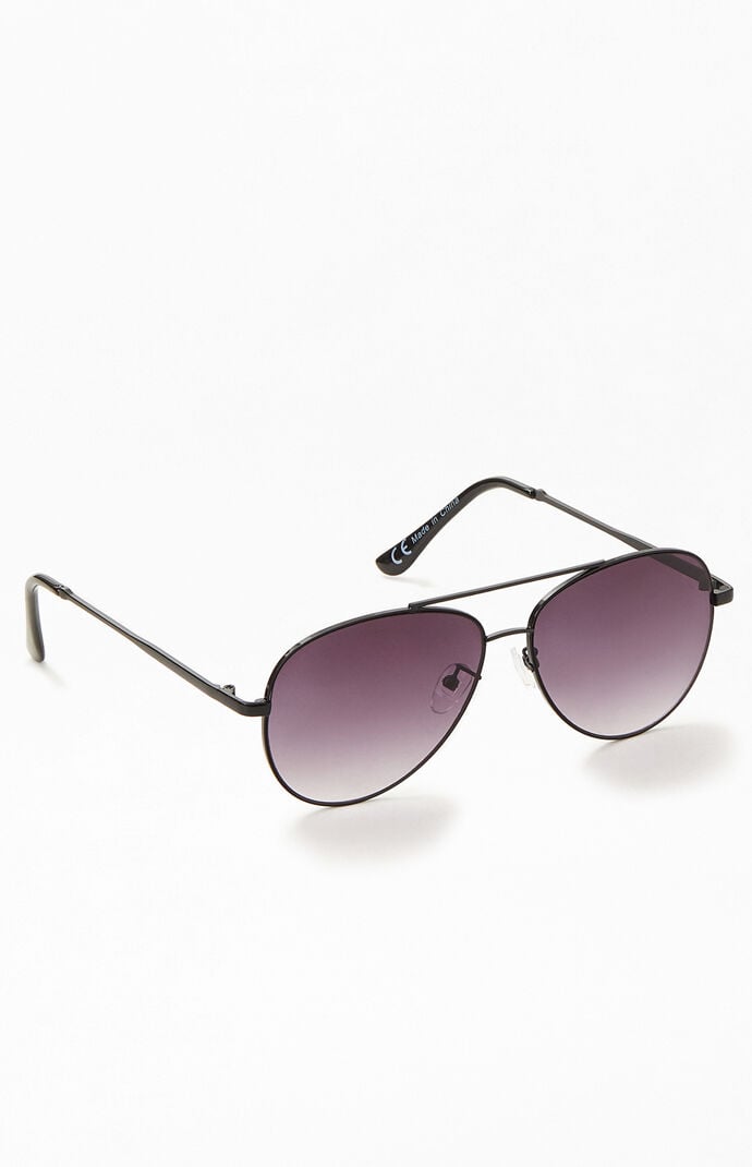 Flat Lens Aviator Sunglasses