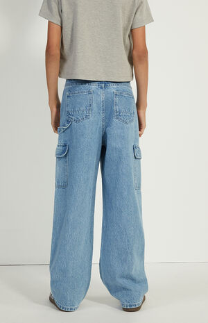 Cowboy Baggy Cargo Jeans image number 4