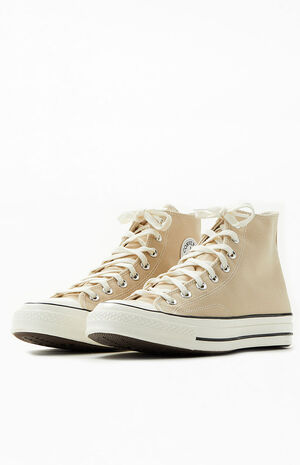 Tan Chuck 70 High Top Shoes image number 2
