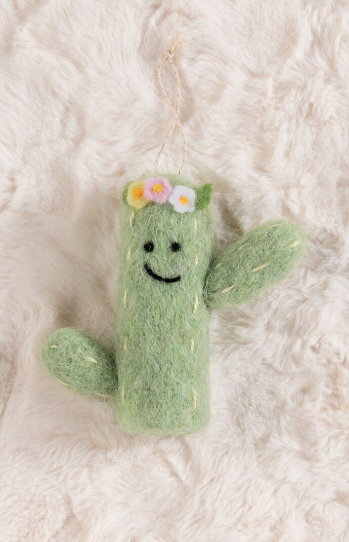 Cactus Felt Ornament