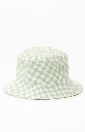 Green Checker Bucket Hat image number 2
