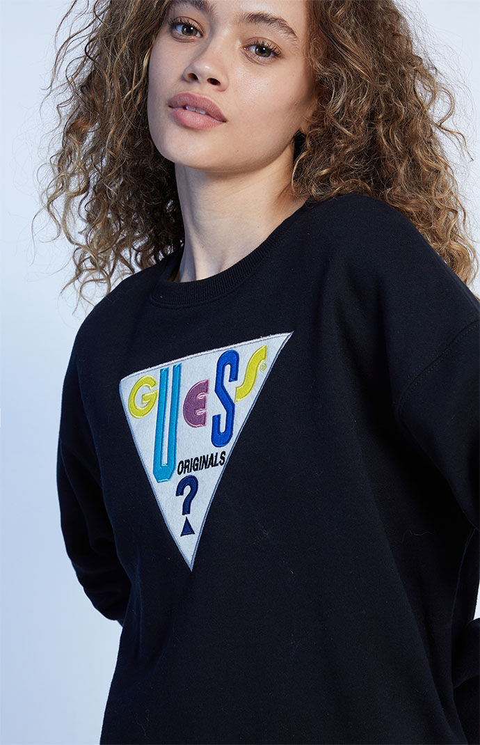GUESS Originals Gia Logo Crew Neck Sweatshirt PacSun