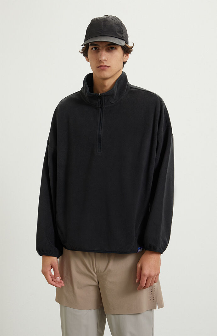 【2024正規激安】 A.R.C. Black Half Zip Oversized Pullover Sweatshirt | PacSun スノーボード
