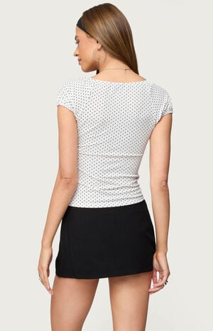 Stefania Polka Dot Top image number 3