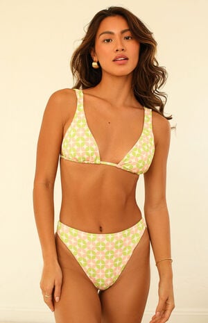 Descanso Tie Back Triangle Bikini Top image number 4