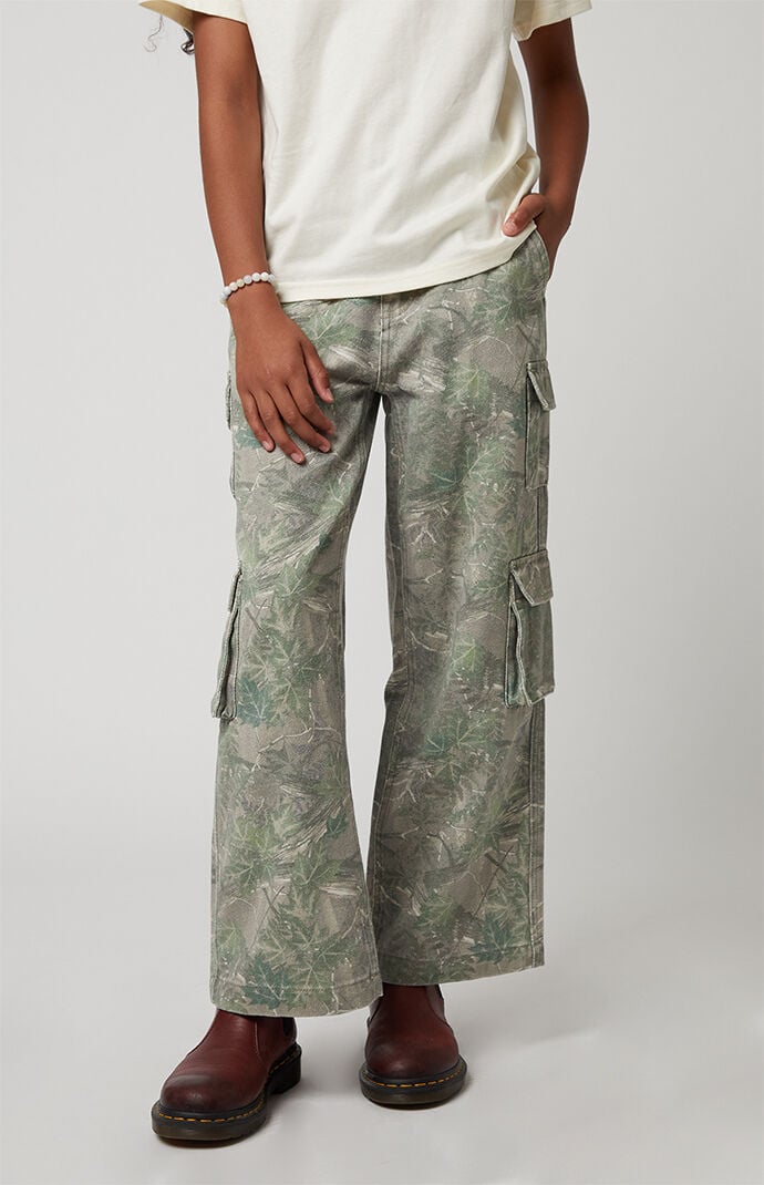 PacSun Kids Camo Baggy Cargo Jeans PacSun