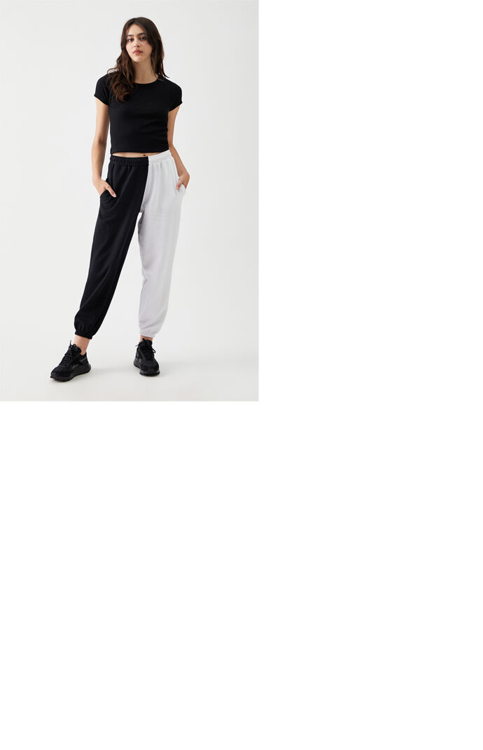 Two-Tone Sweatpants