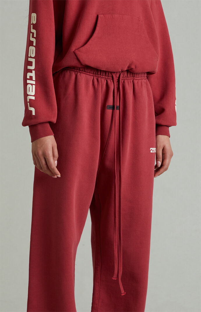 Fear of God ESSENTIALS Women's Crimson Classic Fleece Sweatpants