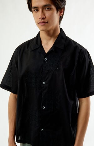 Black Ritz Oversized Resort Camp Shirt image number 2