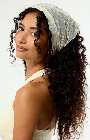 Marina Beaded Headscarf image number 2