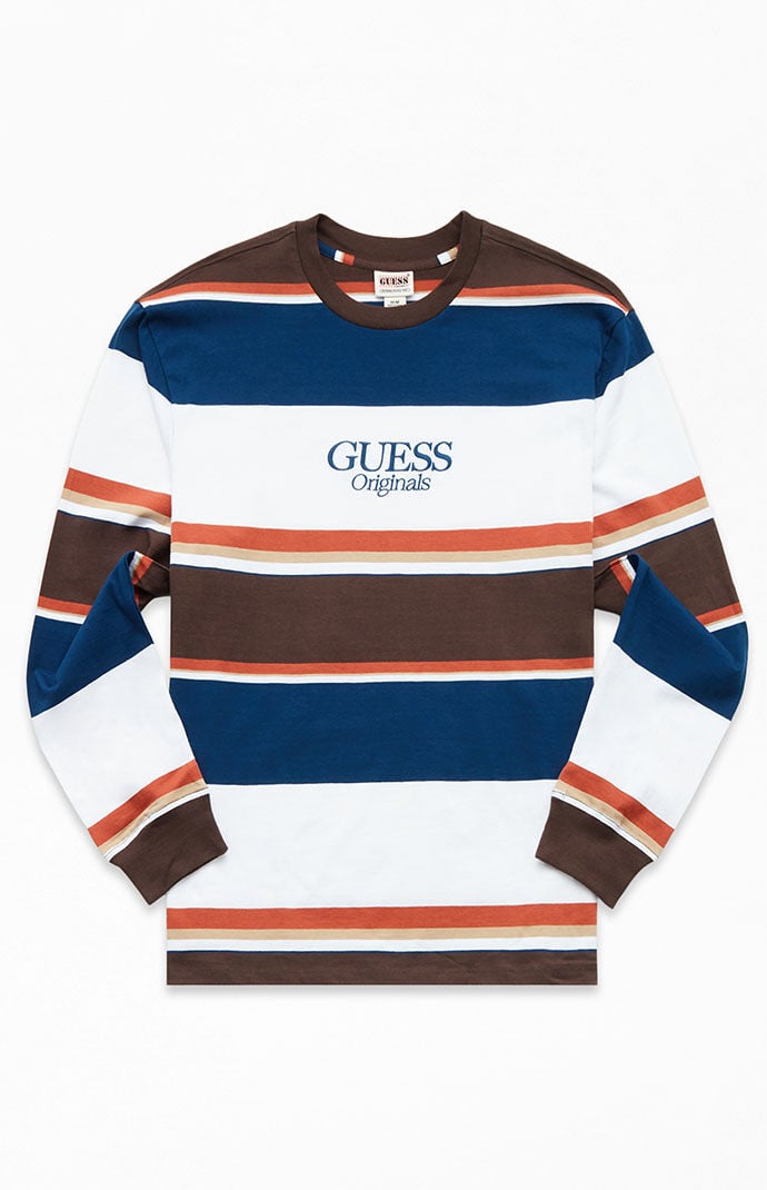 Denton Stripe Long Sleeve T Shirt
