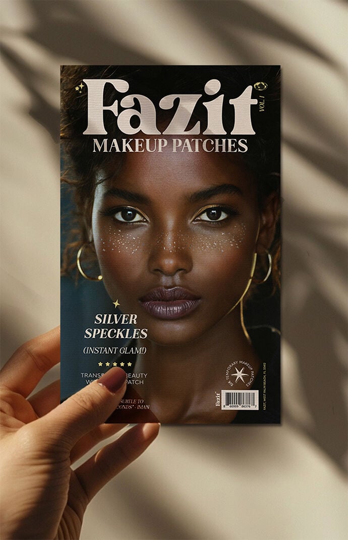 FAZIT BEAUTY Silver Glitter Freckles Makeup Patches