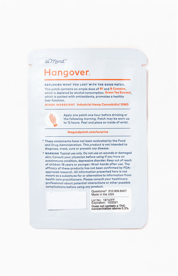 Hangover Patch
