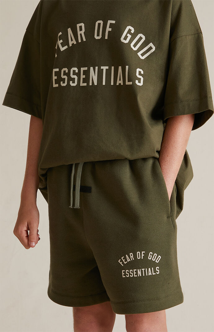Fear of God Essentials Kids Military Fleece Soccer Sweat