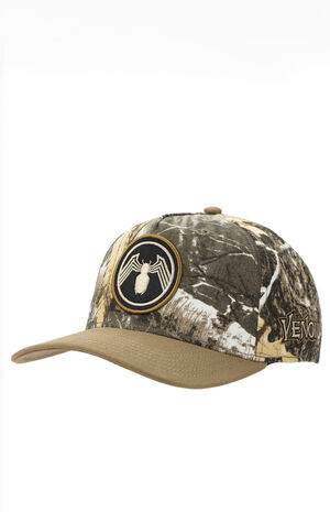 Venom Camo Embroidered Logo Snapback Hat image number 3