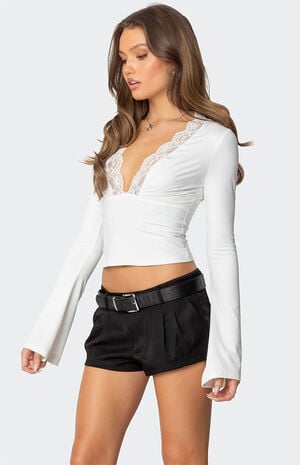 Tina Lacey Plunge Neck Top image number 3