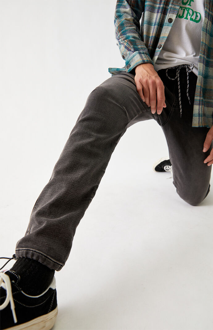 Wessen Black Wash Jogger Pants