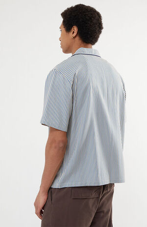 Howie Blue Stripe Oversized Camp Shirt image number 2