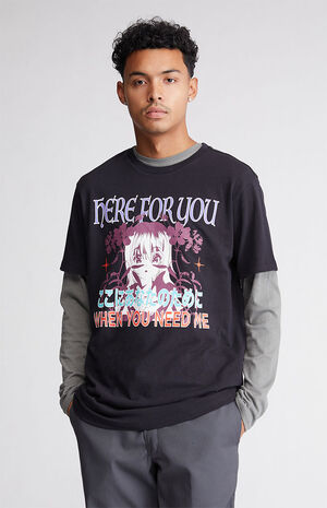 Here For You Anime T-Shirt image number 2