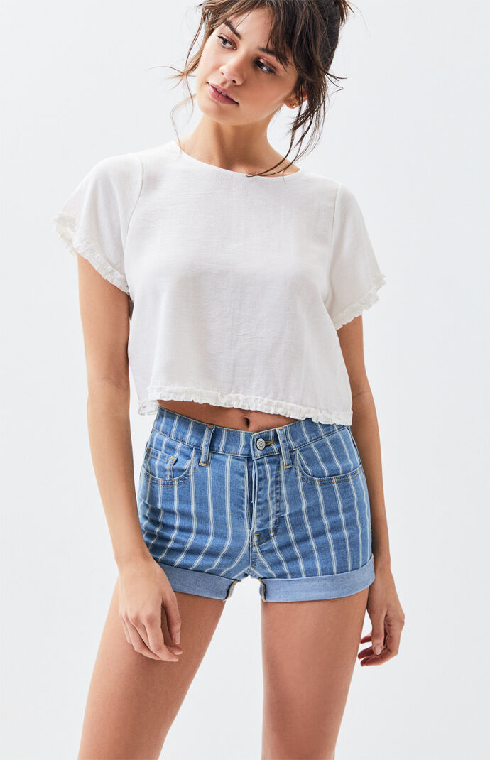 pacsun striped shorts
