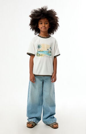 Light Blue Baggy Jeans image number 1