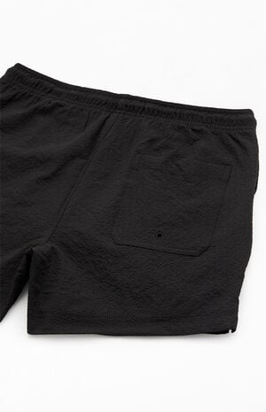 Sail Black Seersucker 4.5'' Swim Trunks image number 4