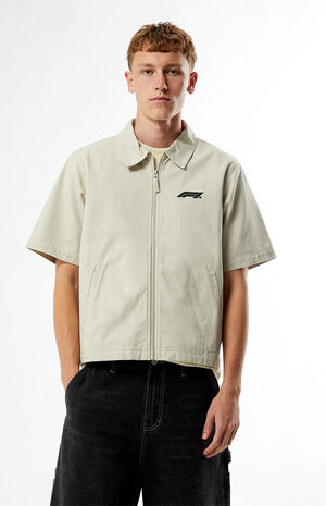 x Pacsun Monza Italy Staff Zip Up Shirt image number 2