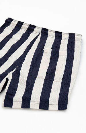 Times Striped Seersucker 4.5'' Swim Trunks image number 4