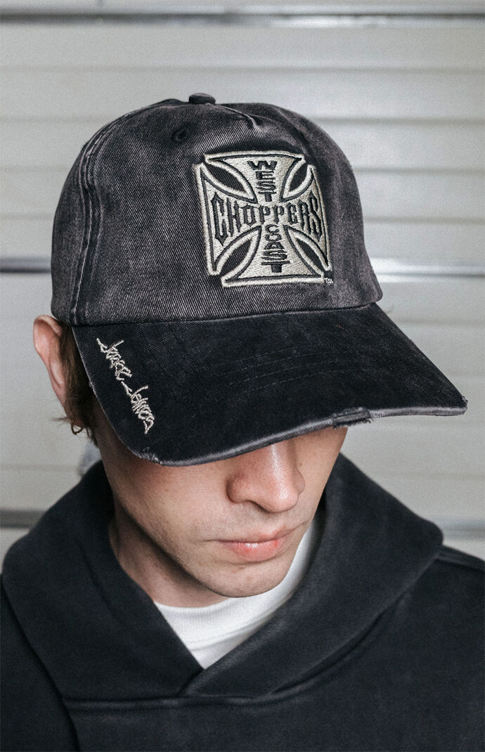 West Coast Choppers Mechanic Distressed Snapback Hat