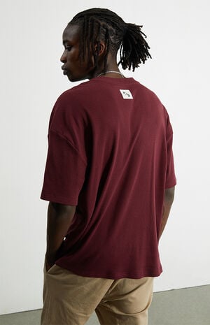 Ribbed Boxy Henley T-Shirt image number 4