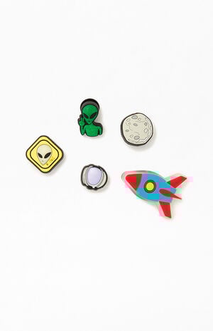 Kids 5 Pack Outer Space Shoe Charm image number 1