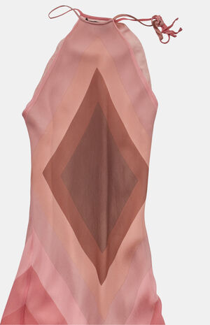 2000s High Neck Layered Dress image number 2