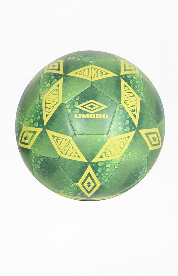 Umbro x Market Studios Green Soccer Ball | Pacsun