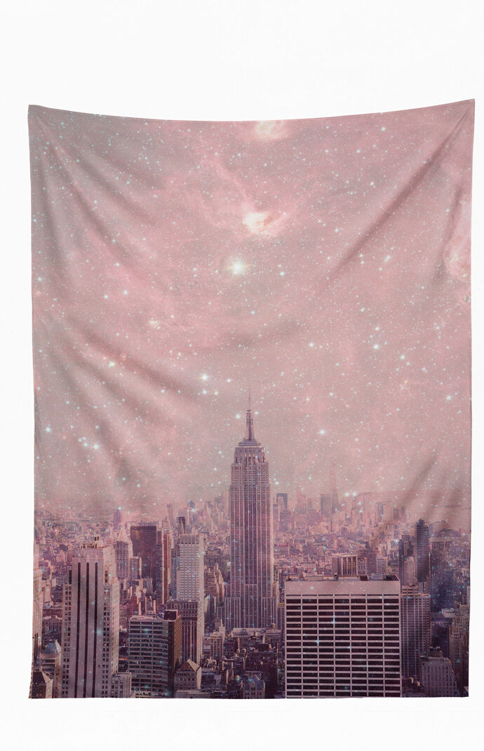 Deny Designs Stardust Covering New York Tapestry PacSun