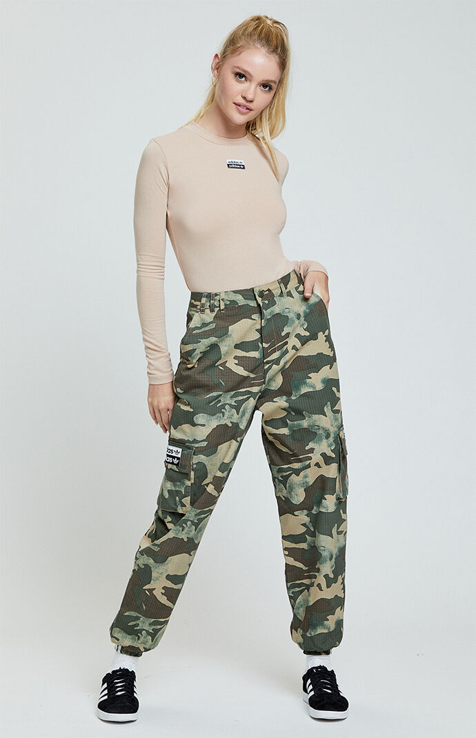 adidas camo cargo pants