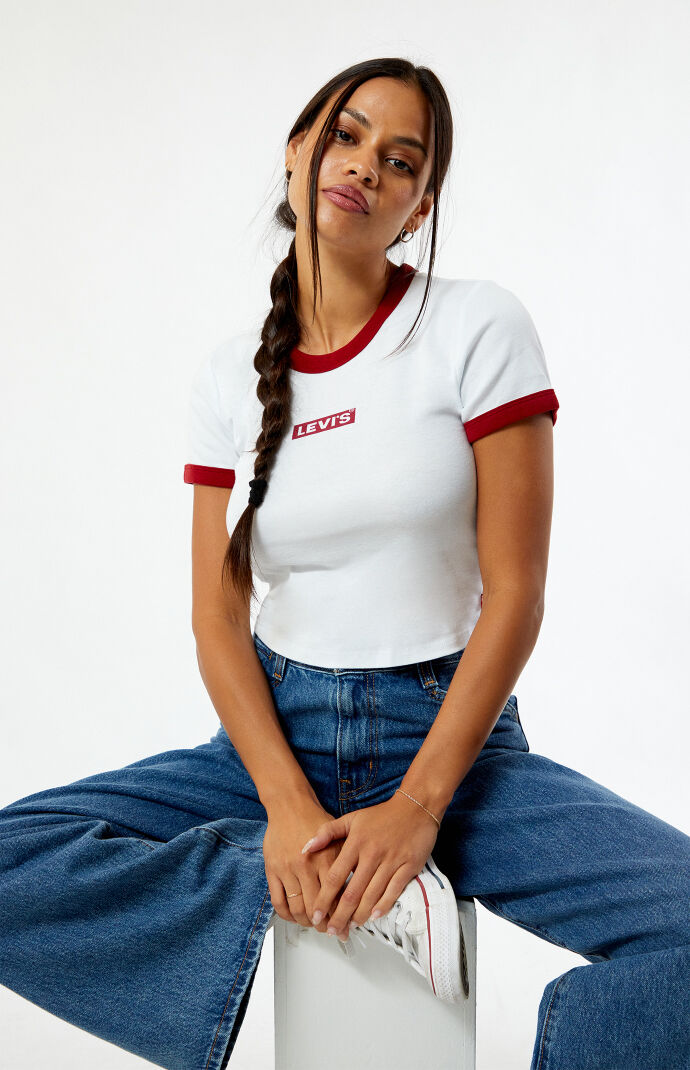Levi's Graphic Mini Ringer Baby T-Shirt